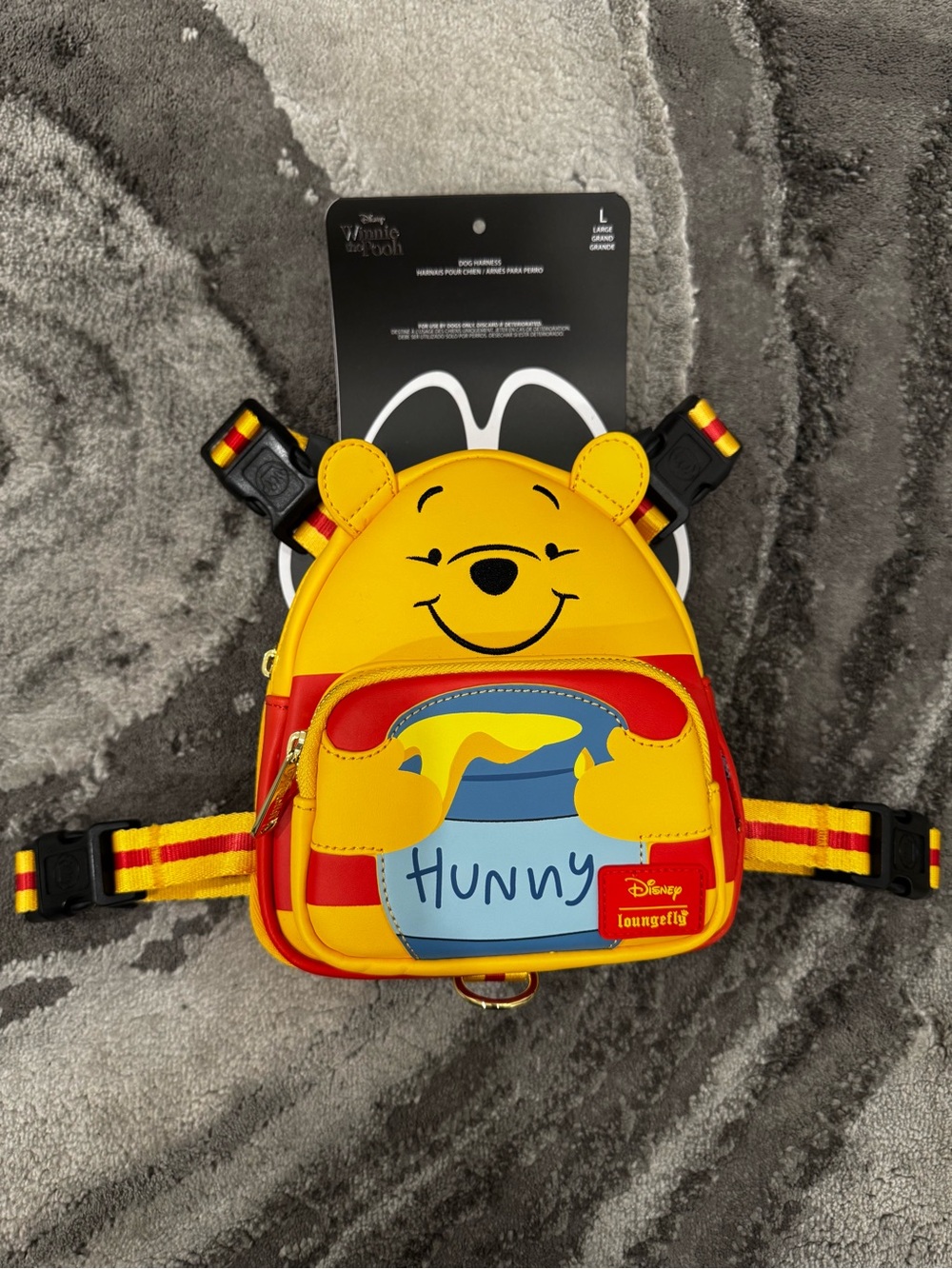 Disney Loungefly Winnie the Pooh Yellow 'Dog Mini Backpack-Size L